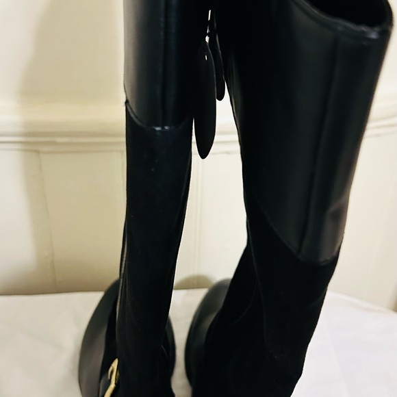 New With Tags Karen Scott-Deliee Black Riding Boots Size 11 Wide Width